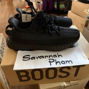 Yeezy Men's Triple Black Sneakers